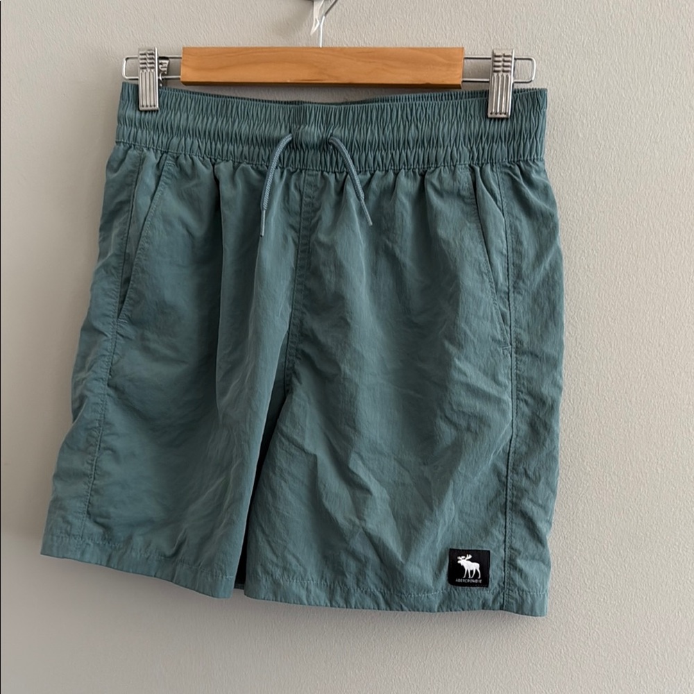 Abercrombie Kids Teal Swim Trunks